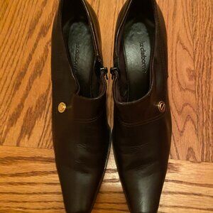 Liz Claiborne Heels Brown Zipper sz  8